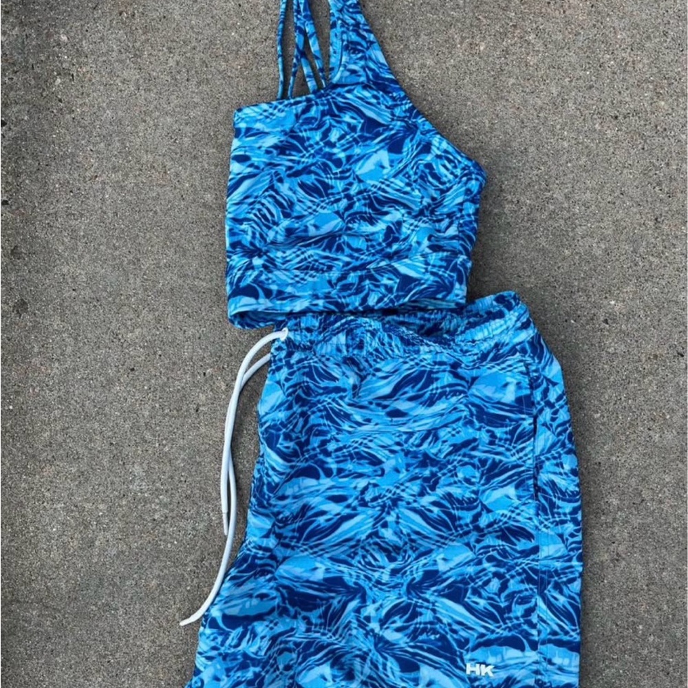 Humankind swim suit women’s size XL- poolside Blue